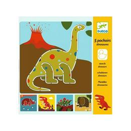 Overview image: DJECO sjablonen dinosaurussen