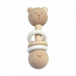 Overview image: BAMBAM wooden bear rattle