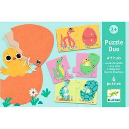 Overview image: DJECO Puzzle duo funny eggs