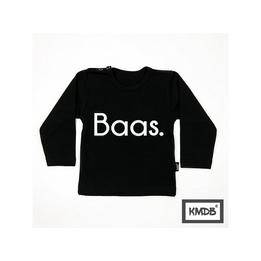 Overview image: KMDB kids shirt Baas ls zwart
