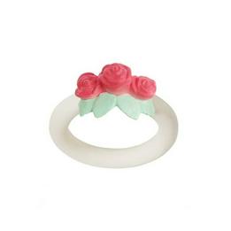 Overview image: A.L.L.C. teething ring rose bu