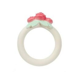 Overview second image: A.L.L.C. teething ring rose bu