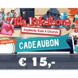 Overview image: Kadobon € 15,-