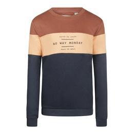 Overview image: No Way Monday sweater ls navy