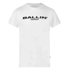 Overview image: BALLIN kids shirt white