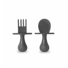 Overview image: Grabease fork and spoon grey
